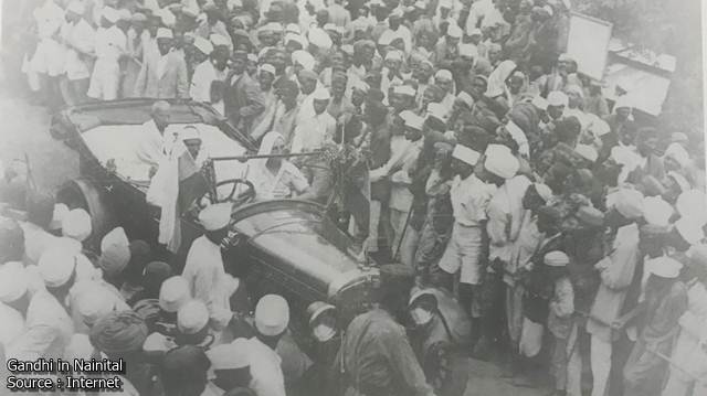 gandhi in nainital